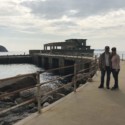 Mike and Nancy Mair at Otsujima Pier
