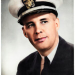 Wallace Wilson, Lt. (jg)- colorized