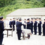7Nov44 Kikusui pilots send off-Colorized