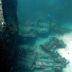 Debris next to AO59 on sea floor -colorized